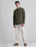 Green Slim Fit Full Sleeves Shirt_415623+6
