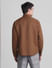 Brown Slim Fit Full Sleeves Shirt_415624+4