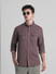 Light Brown Slim Fit Full Sleeves Shirt_415625+1