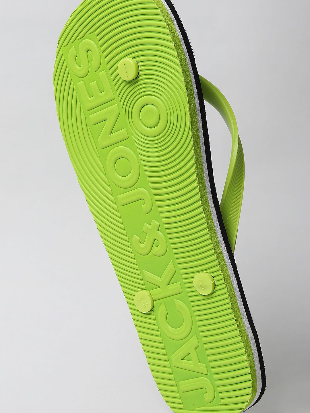 Neon green 2025 flip flops