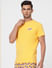 Yellow T-shirt & Printed Shorts Set_389910+3