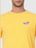 Yellow T-shirt & Printed Shorts Set_389910+5