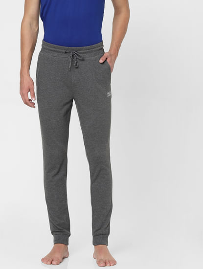 Grey Mid Rise Trackpants