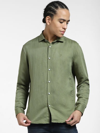 Buy Green Shirts for Men Online in India