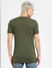 Green Knit Crew Neck T-shirt_404891+4