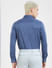 Dark Blue Printed Knit Full Sleeves Shirt_404894+4