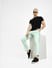 Green Mid Rise Slim Fit Trousers_404902+1
