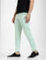 Green Mid Rise Slim Fit Trousers_404902+3