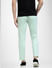 Green Mid Rise Slim Fit Trousers_404902+4