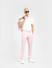 Pink Mid Rise Slim Fit Trousers_404906+1