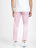 Pink Mid Rise Slim Fit Trousers_404906+4