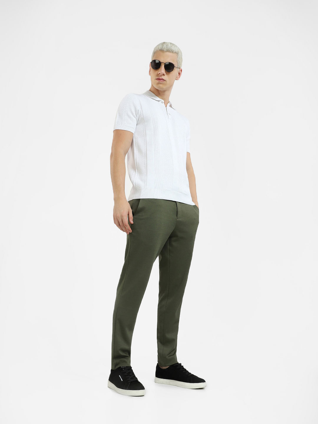 Buy Van Heusen Grey Trousers Online  758355  Van Heusen