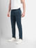 Blue Mid Rise Chinos_404827+3