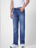 Blue High Rise Ray Bootcut Jeans_404829+2
