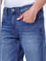 Blue High Rise Ray Bootcut Jeans_404829+5