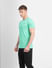 Green Crew Neck T-shirt_404834+3