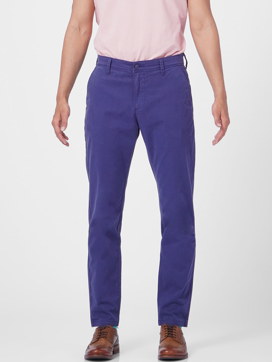 Buy Cadet Blue Chinos for Men Online in India at Beyoung