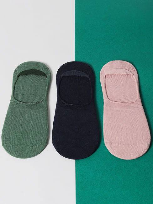 Pack of 3 Pastel No-Show Socks
