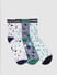 Pack Of 3 Printed Mid Length Socks_404847+7