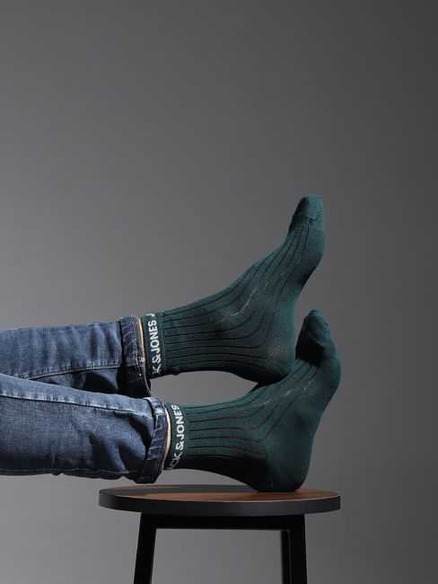 Dark Green Mid Length Socks