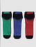 Pack Of 3 Colourblocked Terry Ankle Length Socks _404874+7