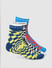 Pack Of 3 Printed Terry Mid Length Socks_404878+2