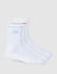 Pack Of 3 White Terry Mid Length Socks_404879+2