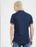 Dark Blue Short Sleeves Shirt_404913+4
