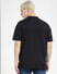 Black High Neck Boxy Fit T-shirt_404936+4