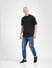 Black High Neck Boxy Fit T-shirt_404936+6
