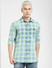 Green Check Full Sleeves Shirt_404944+2