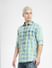 Green Check Full Sleeves Shirt_404944+3