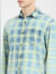 Green Check Full Sleeves Shirt_404944+5