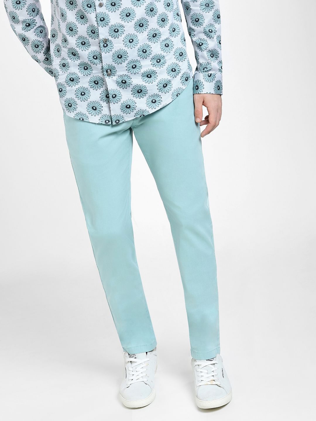 ZARA MAN FLORAL SMART PANTS, Women's Fashion, Bottoms, Other Bottoms on  Carousell