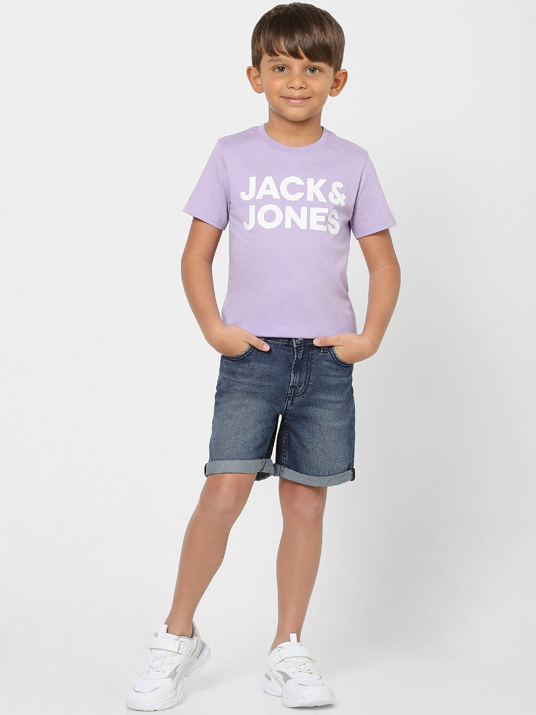 Jack & Jones Denim Shorts Regular Fit Cotton Blended for Men, 657 Blue Denim  | eBay