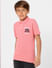 Boys Pink Polo Neck T-shirt_396104+3