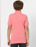 Boys Pink Polo Neck T-shirt_396104+4
