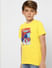 Boys X Marvel Yellow Spider Man Crew Neck T-shirt