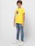 Boys X Marvel Yellow Spider Man Crew Neck T-shirt_396123+1
