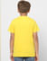Boys X Marvel Yellow Spider Man Crew Neck T-shirt_396123+4