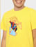 Boys X Marvel Yellow Spider Man Crew Neck T-shirt_396123+5