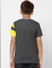 Boys X Marvel Black Iron Man Crew Neck T-shirt_396126+4