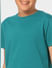 Boys Teal Crew Neck T-shirt_396133+5