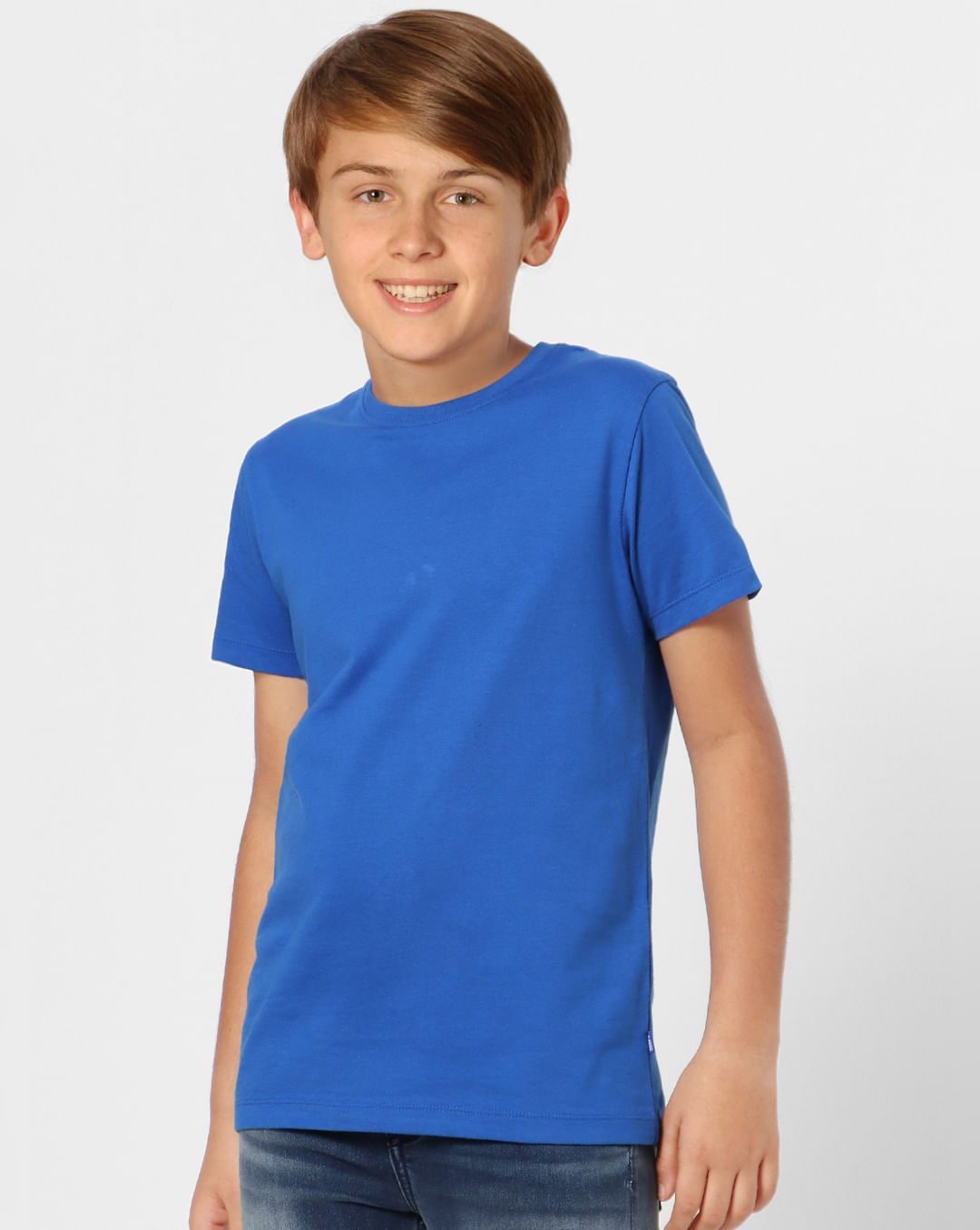 Buy Blue Crew Neck T-shirt for Boys Online at Jack&Jones Junior |254954607