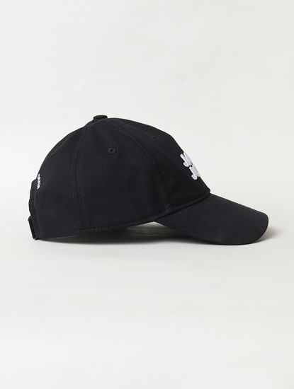 Boys Black Logo Print Baseball Cap