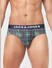 Green Check & Striped Briefs - Pack of 2_394192+2