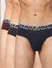 Black, Red, Blue Solid Briefs - Pack of 3_394196+1
