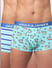 Blue Graphic & Striped Trunks - Pack of 2 _394231+1