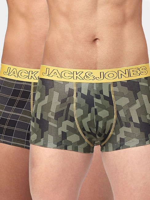 Pack Of 2 Printed Trunks
