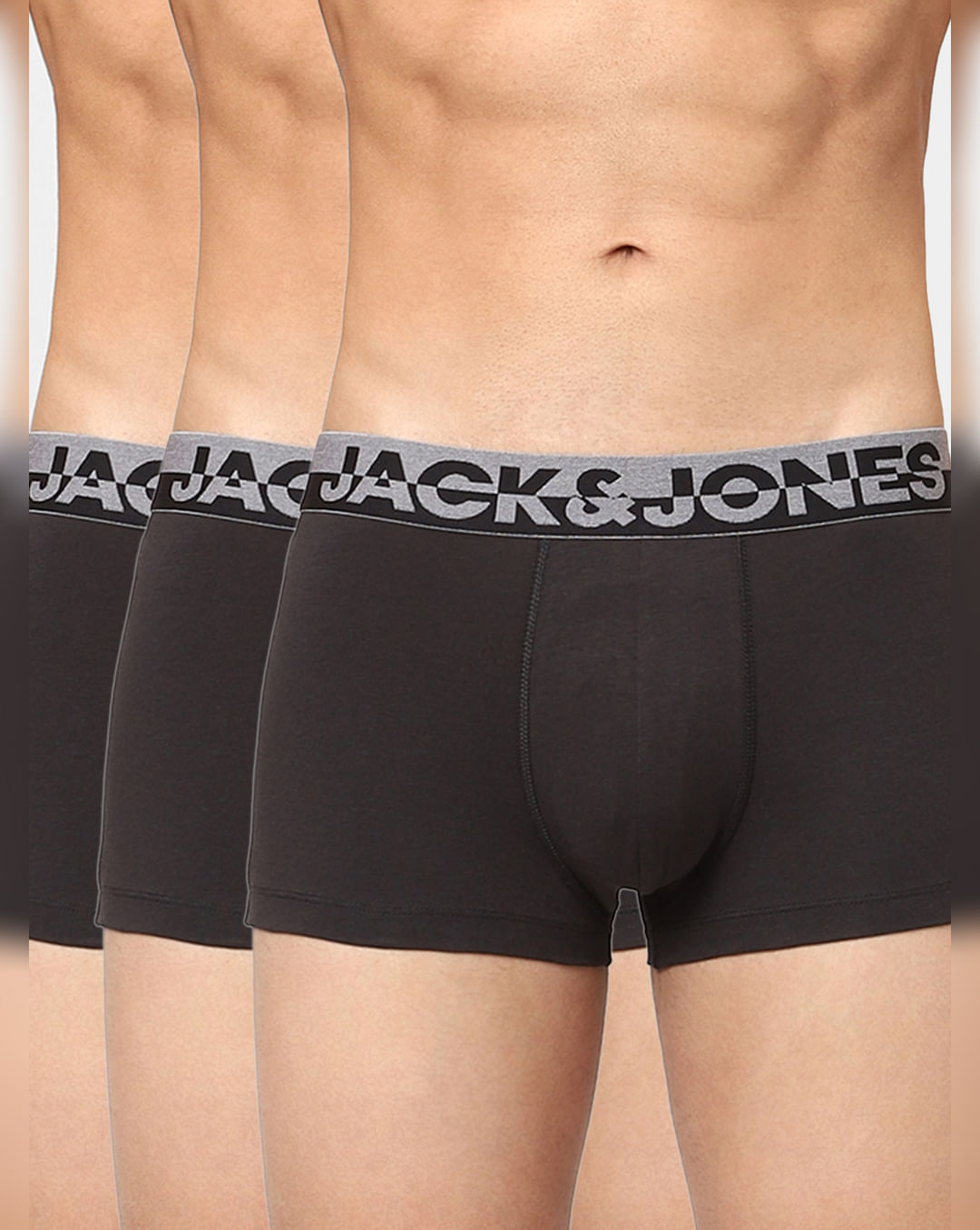 Jack and Jones de los hombres Sense Trunks 3-Pack Boxers